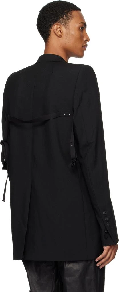 Rick Owens Black Concordians Dirt Tailored LS Blazer 3