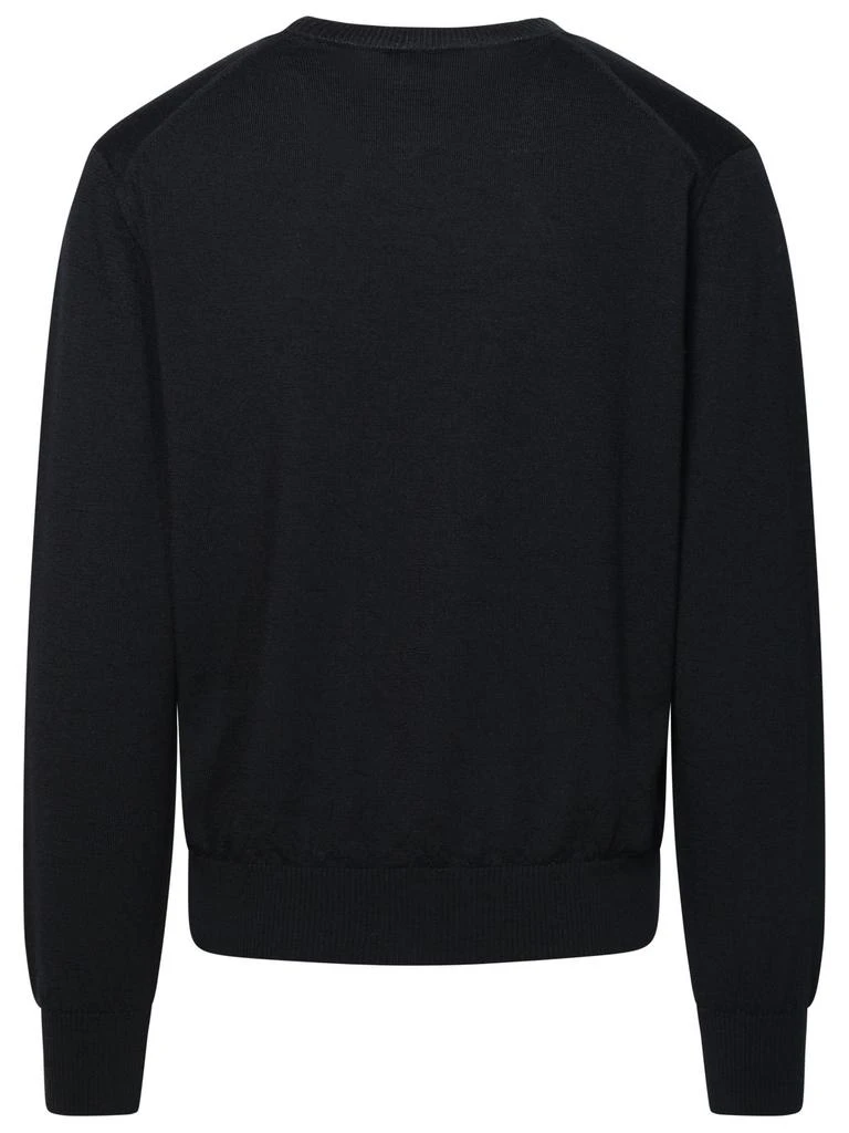 Ami Alexandre Mattiussi Black Merino Wool Sweater 3
