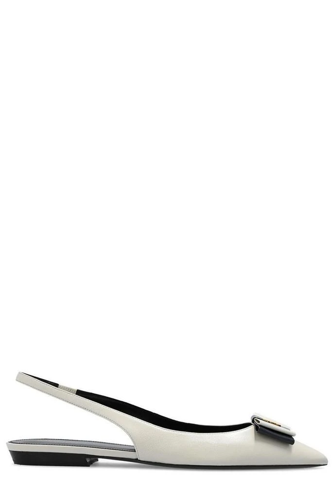 Yves Saint Laurent Saint Laurent Anais Pointed-Toe Flat Shoes 1
