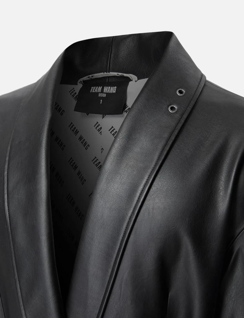 Team Wang Choices Faux Leather Coat 3