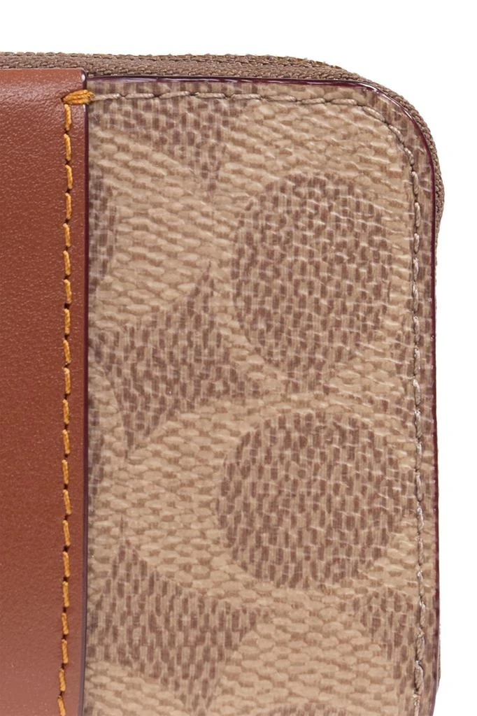 Coach Coach Logo Plaque Zip-Around Wallet 4