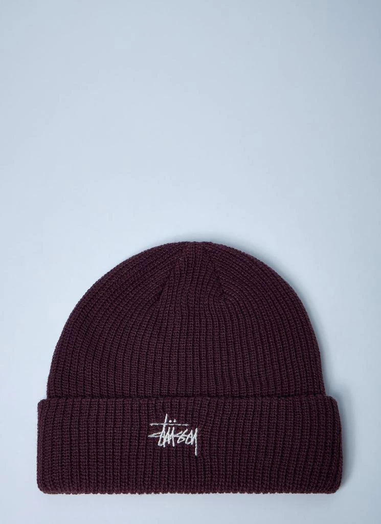STUSSY Logo Motif Beanie Hat 4