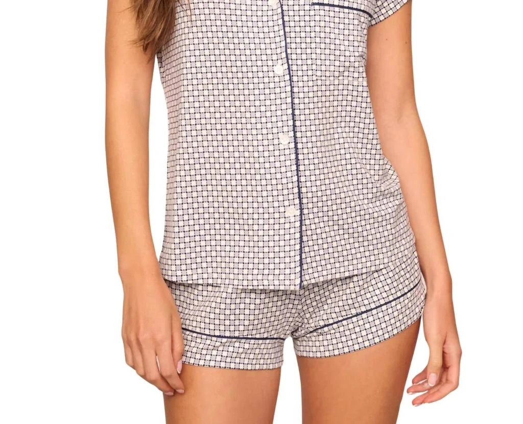 Eberjey Eberjey - Gisele Shortie Printed Pajama Set
