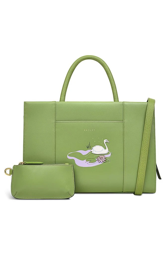 Radley Into The Woods Bonsai Print Leather Tote Bag 3