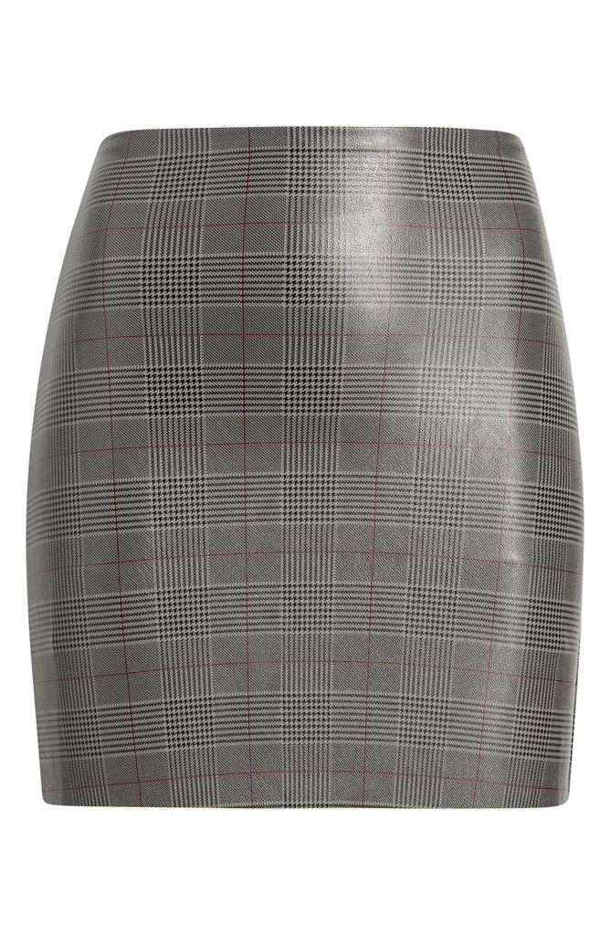 Commando Plaid Faux Leather Miniskirt 3