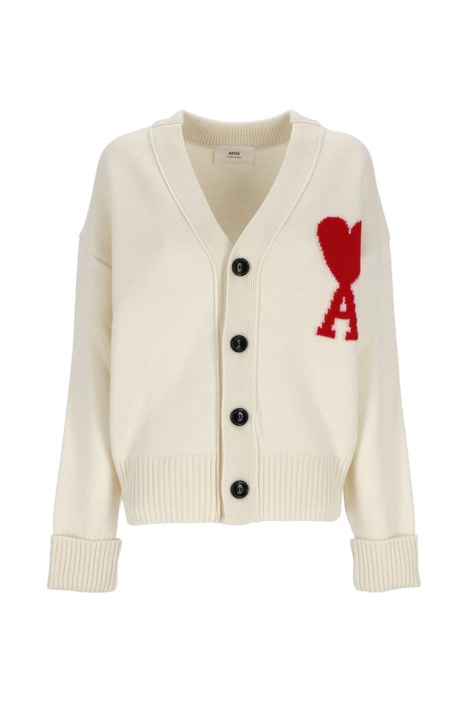 AMI AMI Paris Ami de Coeur Knitted Cardigan