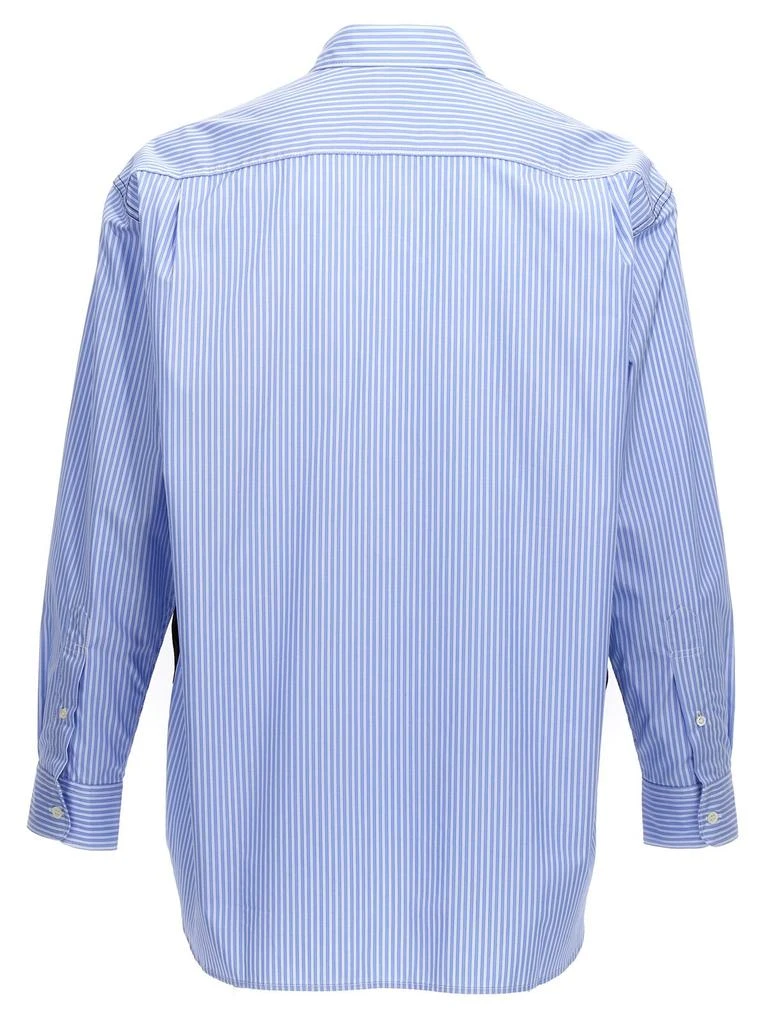 Comme des Garcons Comme des Garçons Homme Stripe Detailed Curved Hem Shirt 2