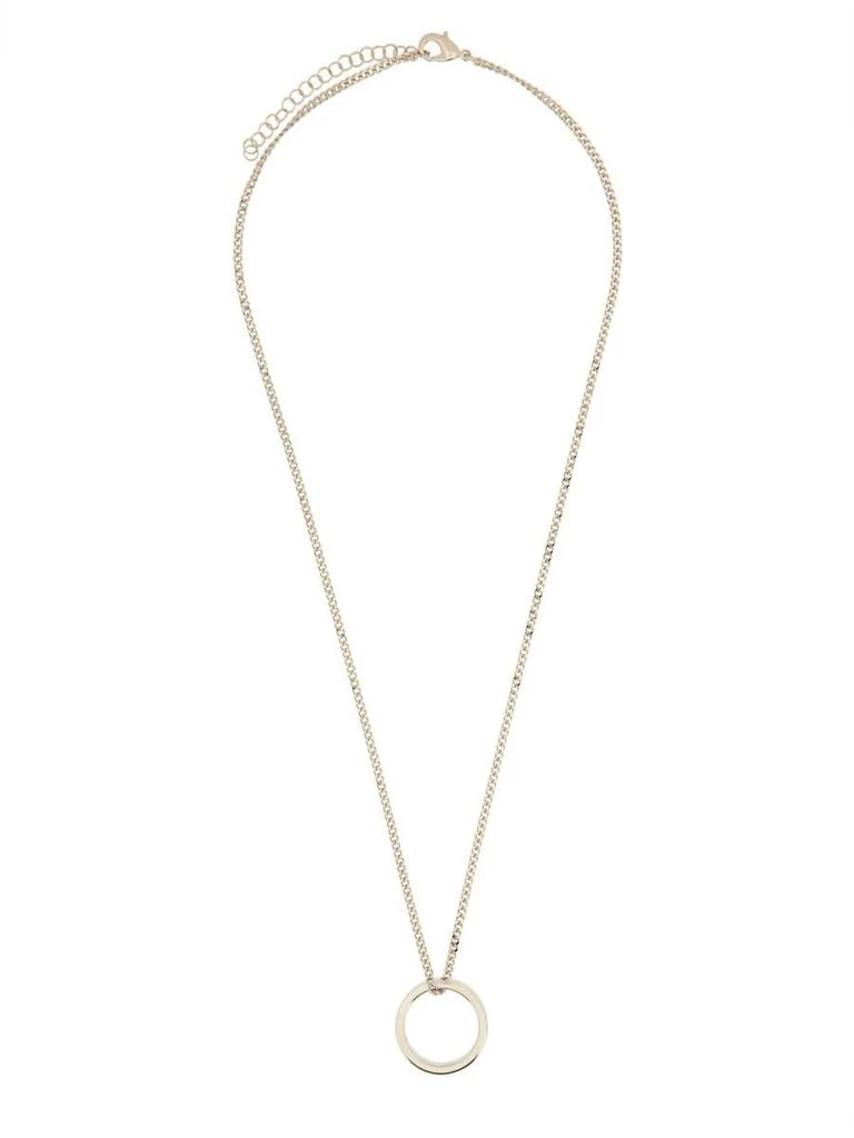 MM6 MM6 Maison Margiela Minimal Logo Ring Necklace 2