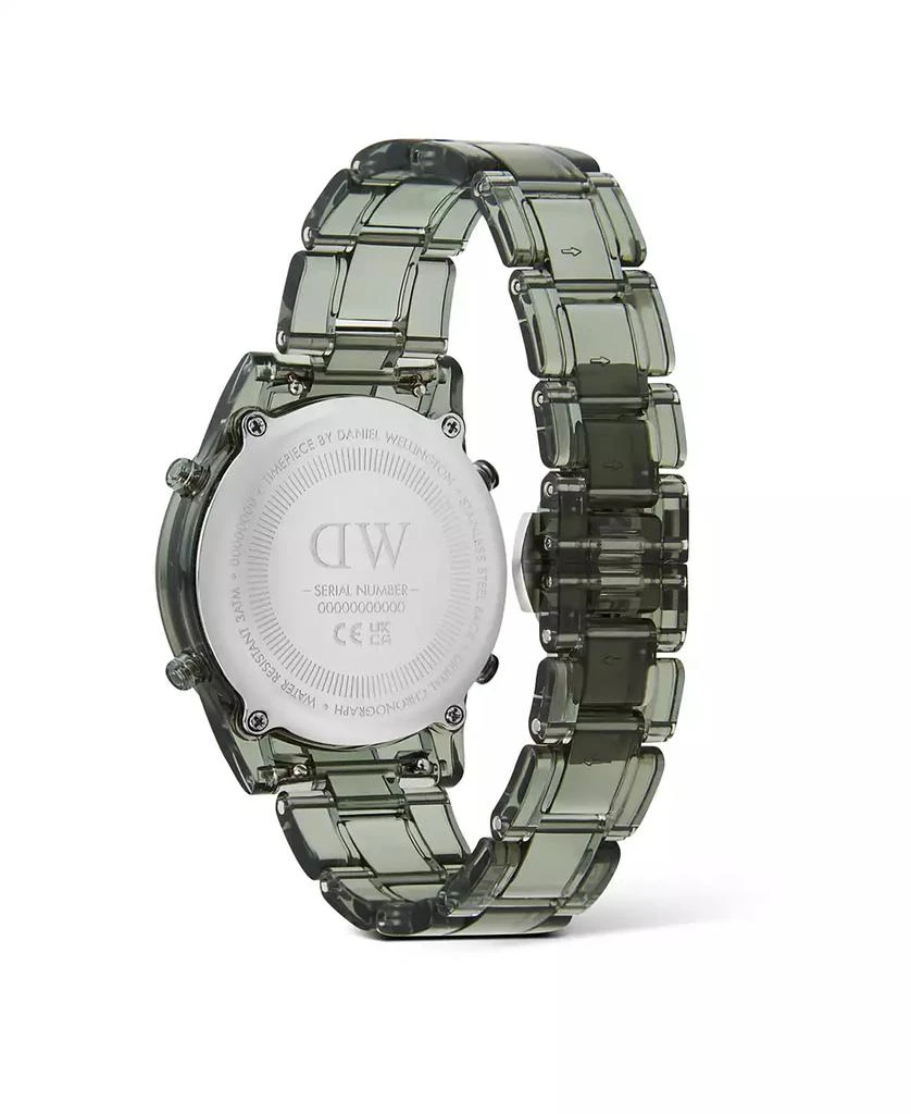 Daniel Wellington Women's Chronograph Green Plastic Watch, 36mm 3