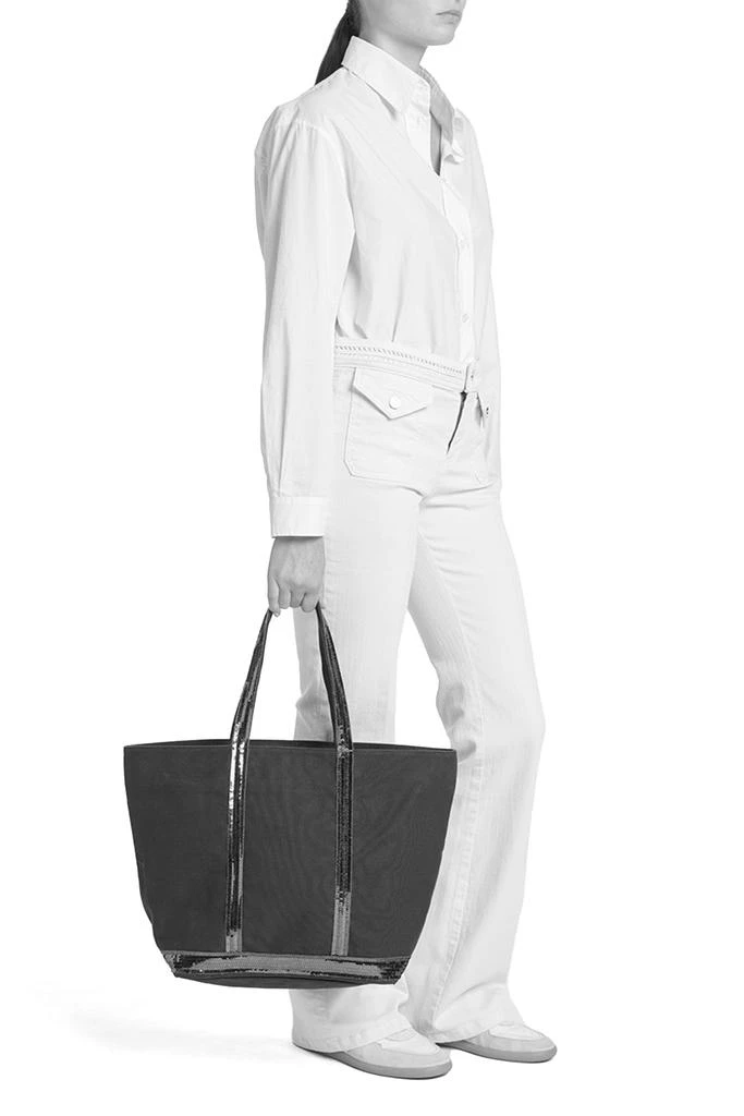 VANESSA BRUNO Linen L cabas tote 8