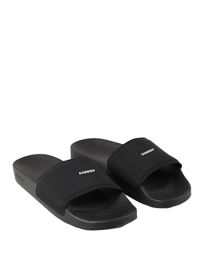 Sandro Men's Logo Rubber Pool Slides