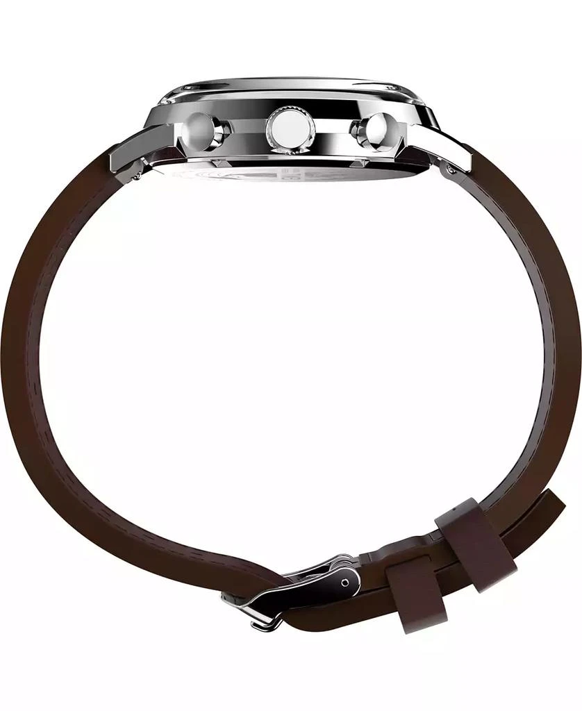Timex Men
s Chronograph Brown Leather Watch, 40mm 2