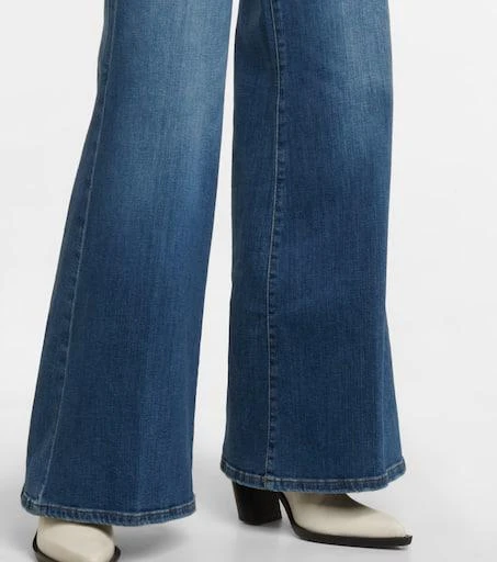 FRAME Le Palazzo high-rise wide-leg jeans 5
