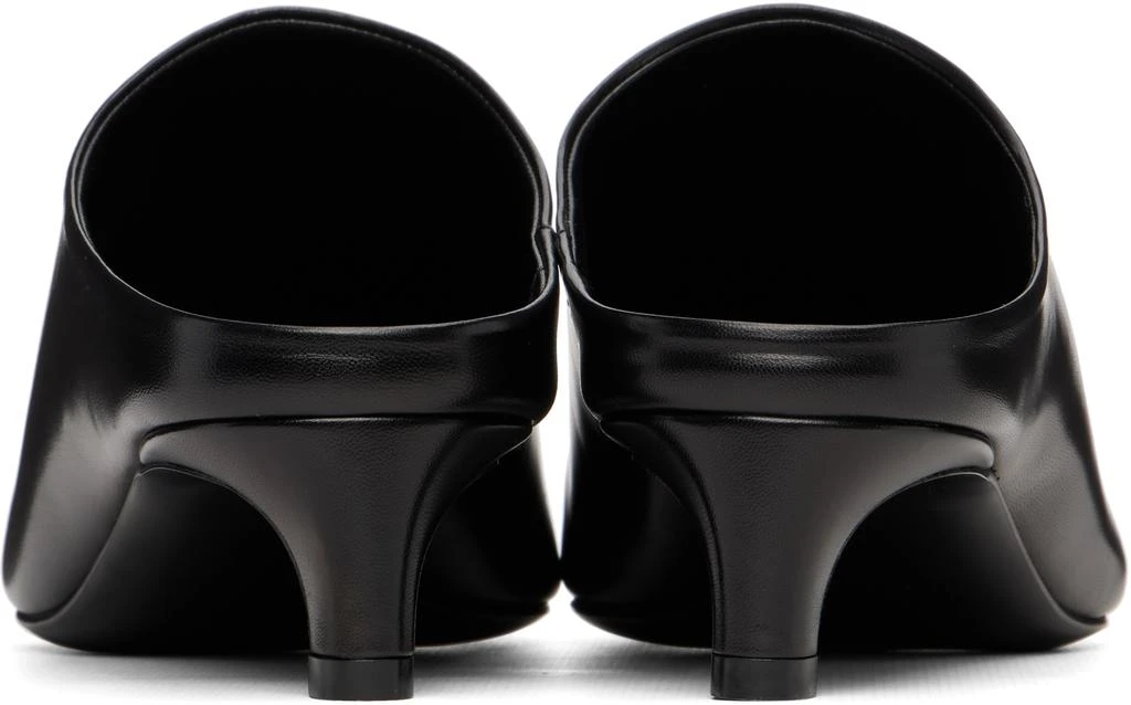 Jil Sander Black Mule Heels 2