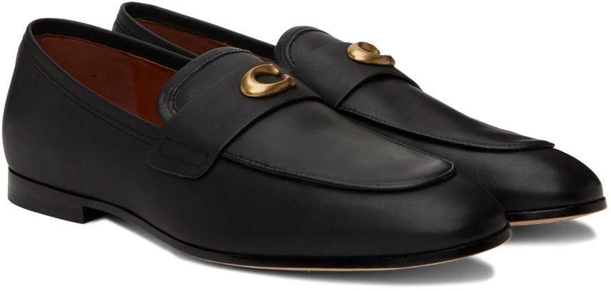 Coach Black Sculpted Signature Loafers 4