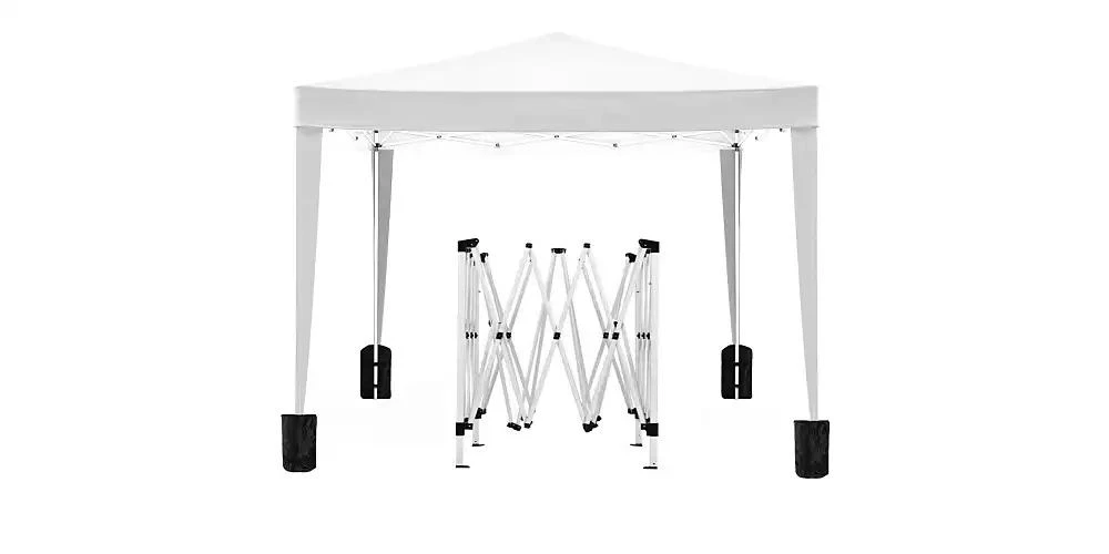 Flynama 10x10ft Folding Canopy with 4 Removable Sidewalls Outdoor Event Shelter UPF 50 Plus Gazebo Tent 2
