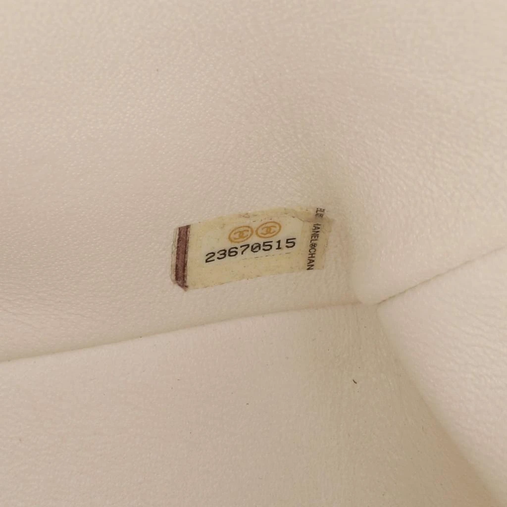 Chanel Chanel Ivory Leather Mini Square Classic Single Flap Bag 6