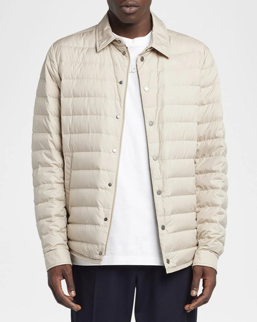 Moncler Men's Bourdon Padded Shirt Jacket 4