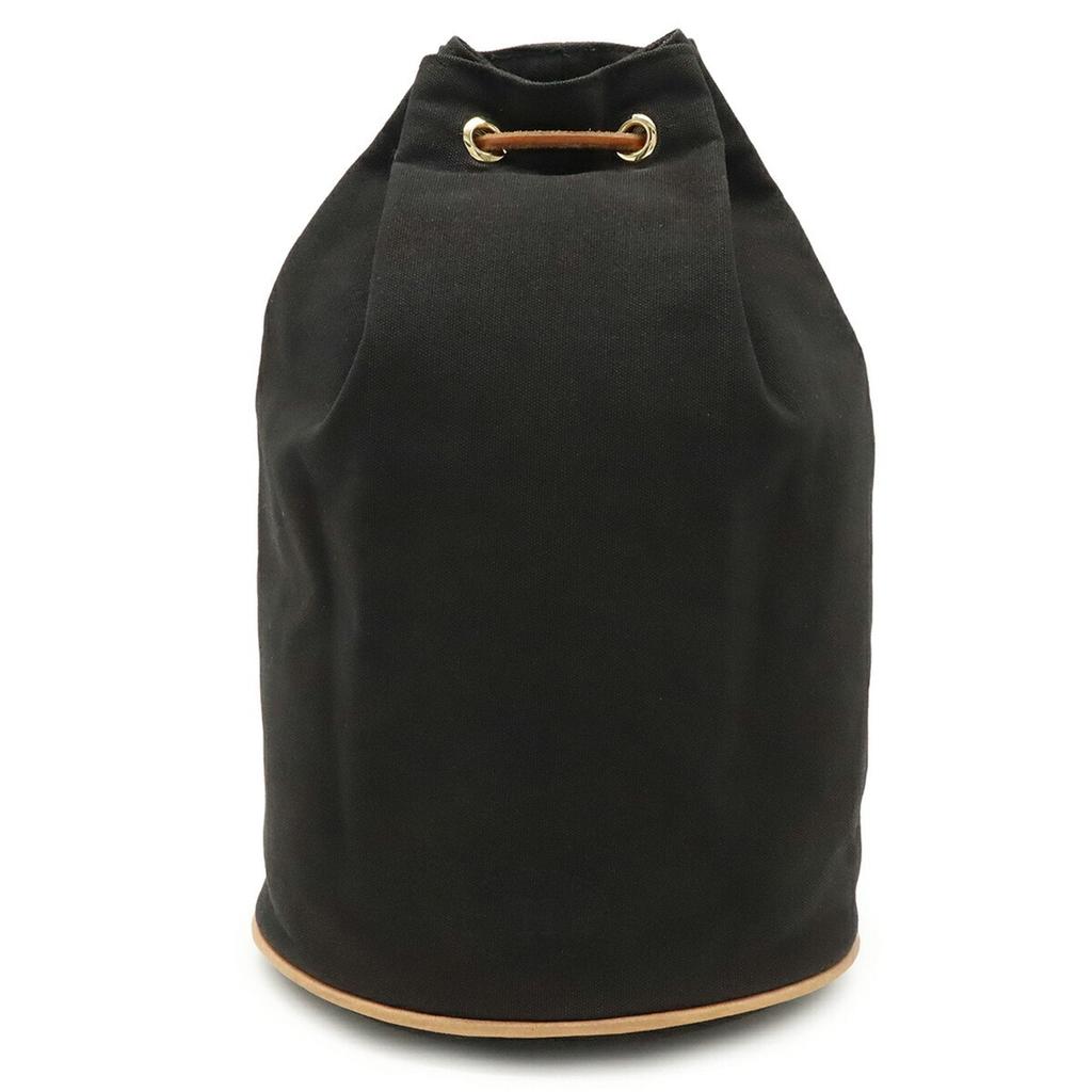 Hermes Canvas Leather Shoulder Bag (Pre-Owned)