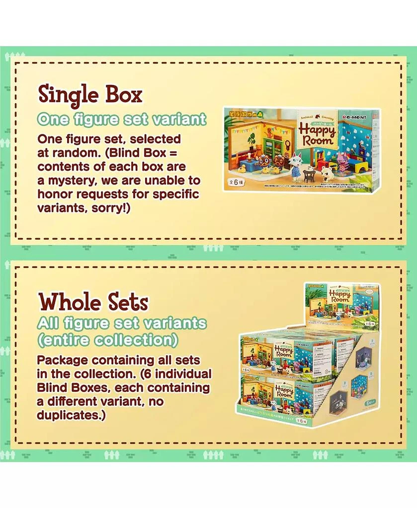 Hamee RE-MENT Nintendo Game Character Animal Crossing Blind Box Mini Figure Collectible Happy Room Series - 1 Pc Blind Box 2
