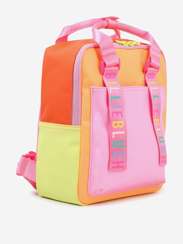 Billieblush Girls Logo Strap Backpack in Pink (26cm)