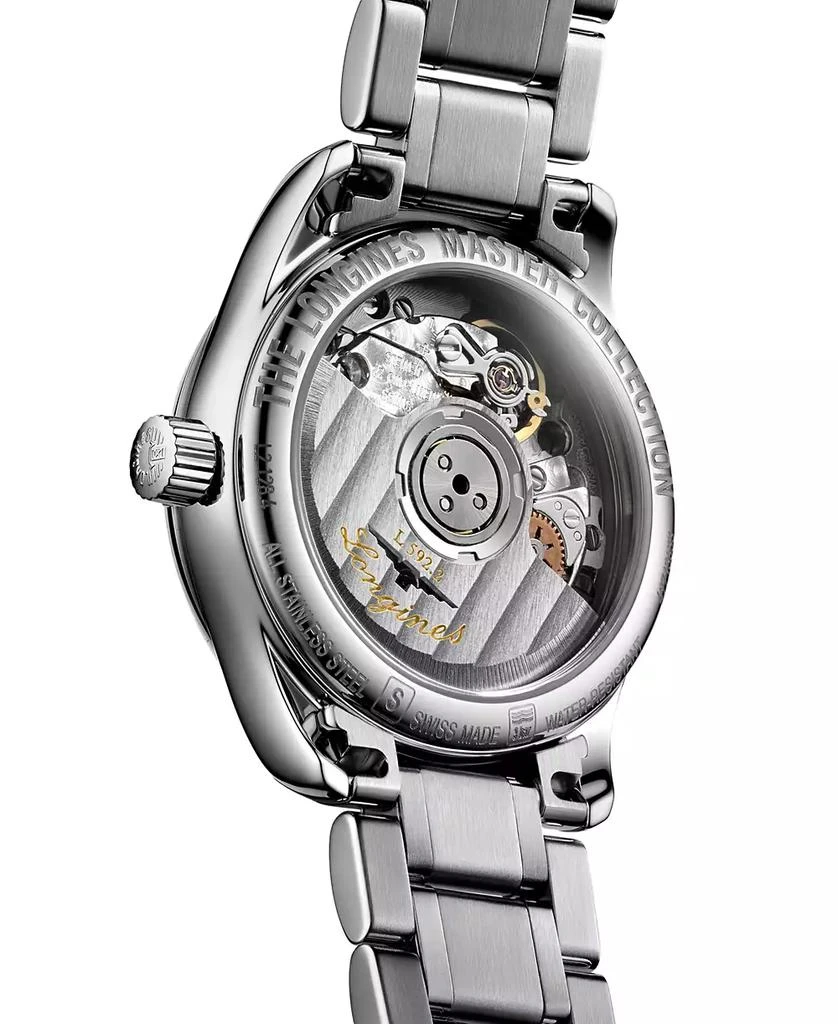 Longines Women's Swiss Automatic Master Stainless Steel Bracelet Watch 26mm L21284786 4
