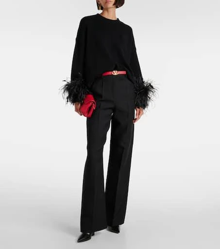 Valentino VLogo Lockette leather ankle boots 3