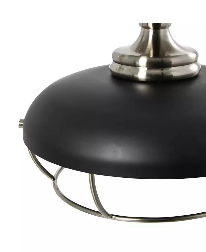 Robert Stevenson Lighting Presley - Caged Dome Metal Semi-Flush Mount Ceiling Light Brushed Nickel 2