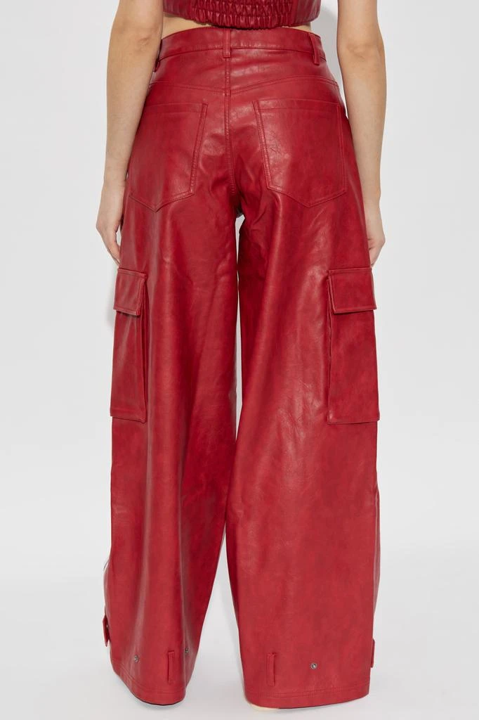 Adidas Faux leather trousers 4