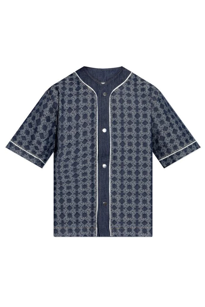AMIRI Amiri Ma Quad Denim Baseball Shirt 1