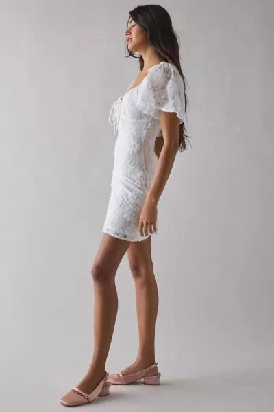 Kiss The Sky Kiss The Sky Textured Floral Mini Dress 2