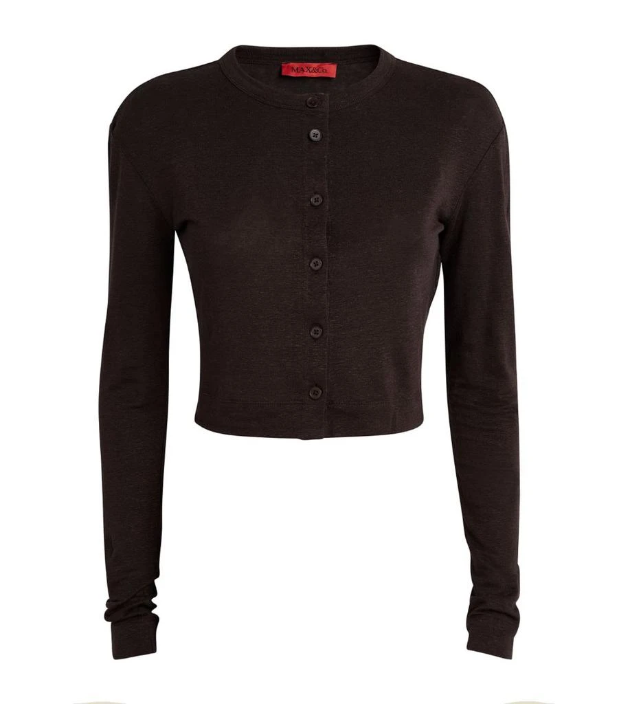 MAX&Co Linen Cropped Cardigan 1