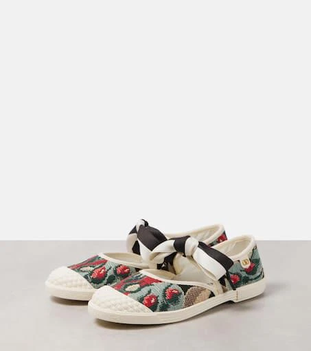 Valentino Bay By Bay jacquard Mary Jane sneakers 4