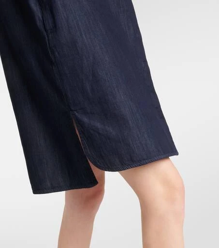 Max Mara Embroidered denim minidress 5