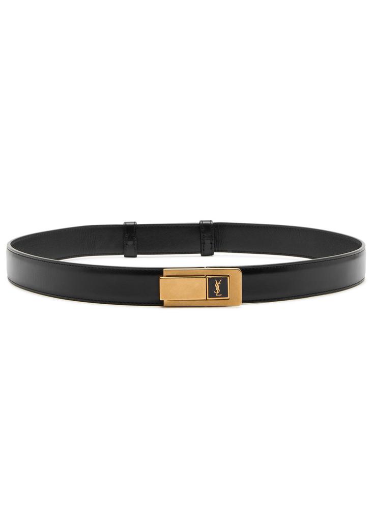 【送料 関税込】 SAINTLAURENT CHARNIERE BUCKLE BELT Yves Saint Laurent Saint Laurent Belt With Charniere Buckle