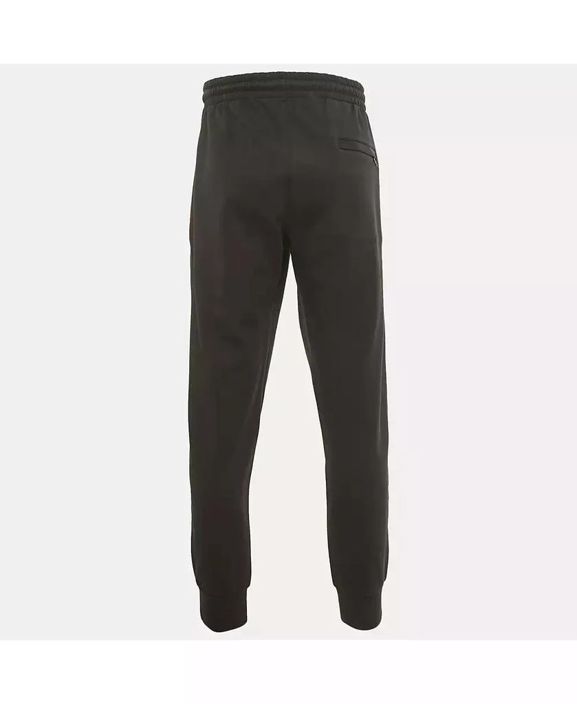 Pre-Owned Dolce & Gabbana Men's Black Crown Embroidered Cotton Jogger Pants 3