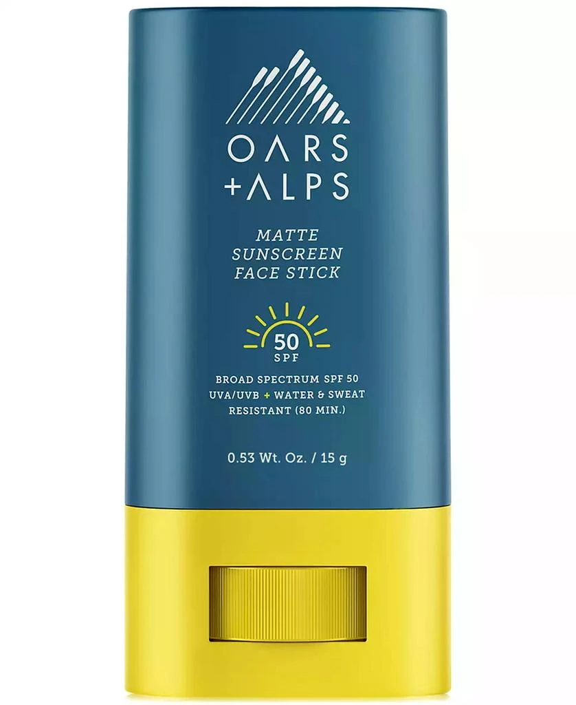 Oars + Alps Matte Sunscreen Face Stick SPF 50, 0.53 oz. 1