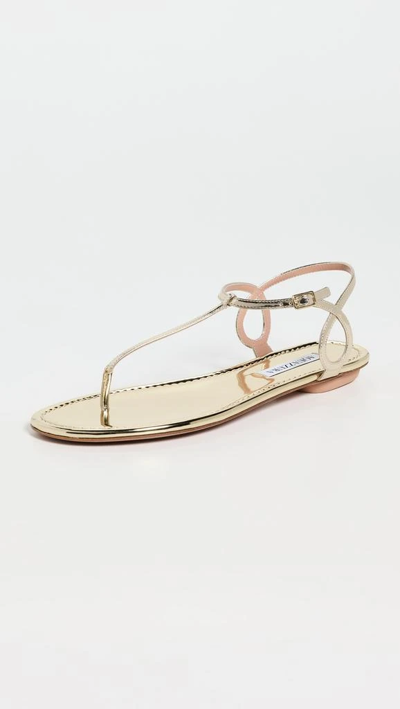 Aquazzura Almost Bare Sandal Flats 1