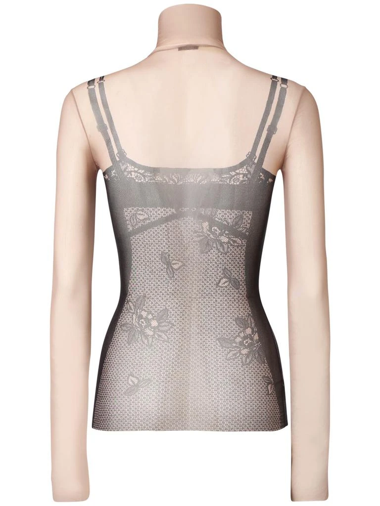 Balenciaga Trompe L'oeil Sheer Printed Top 3