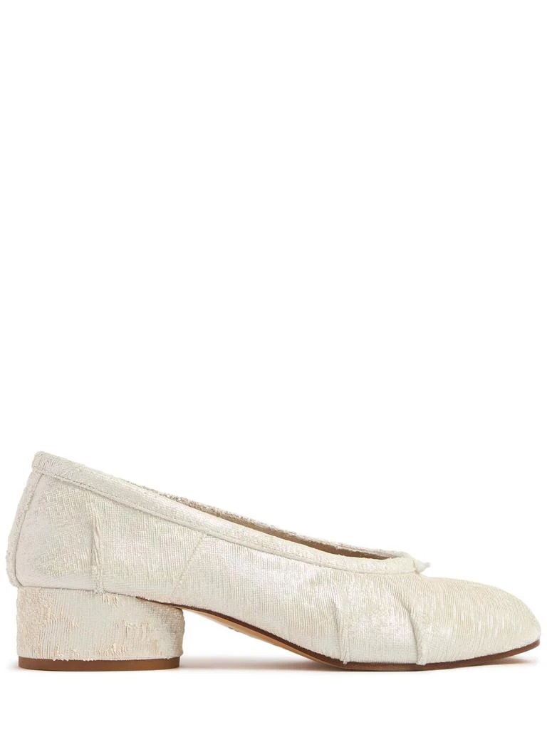 MAISON MARGIELA 30mm Tabi Micro Cut Nappa Leather Pumps 1