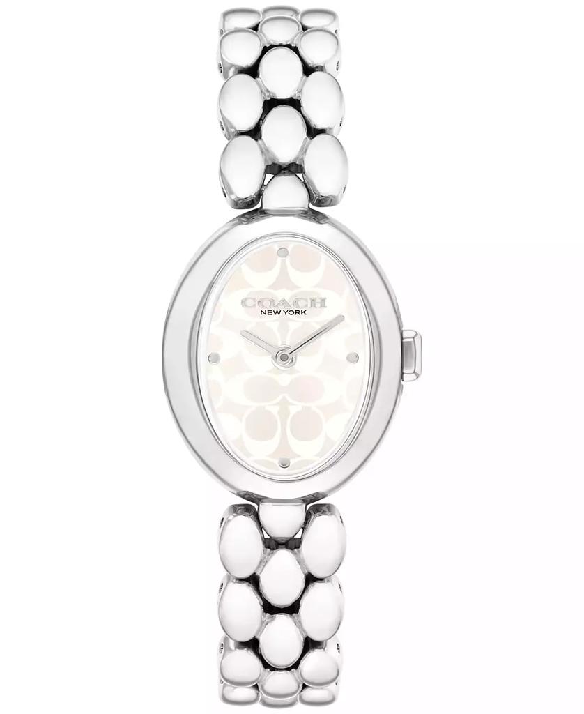 Coach Women's Silver Sammy Stainless Steel Watch 22.5mm