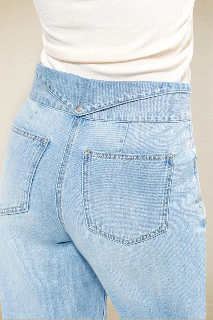 1822 Denim 1822 Denim - Bleach Please Folded Waistband Jeans 4