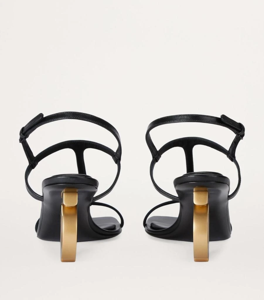 Salvatore Ferragamo Leather Elina Heeled Sandals 70 2