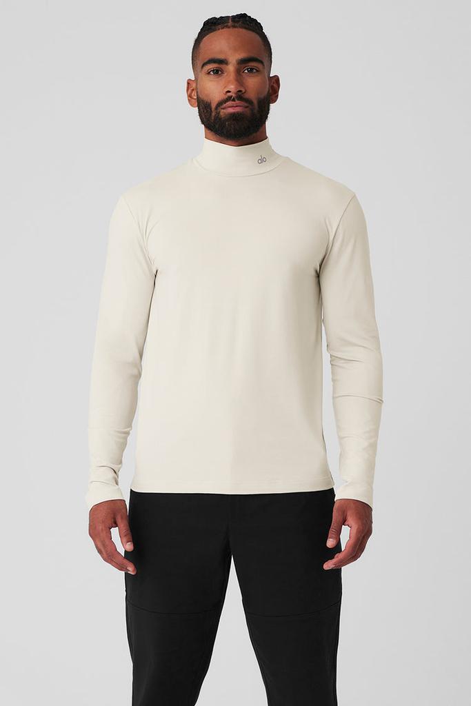 Alo Conquer Reform Mock Neck Long Sleeve - Black