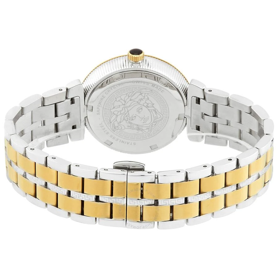Versace Greca Icon Quartz Green Dial Two-Tone Ladies Watch VEZ600321 3