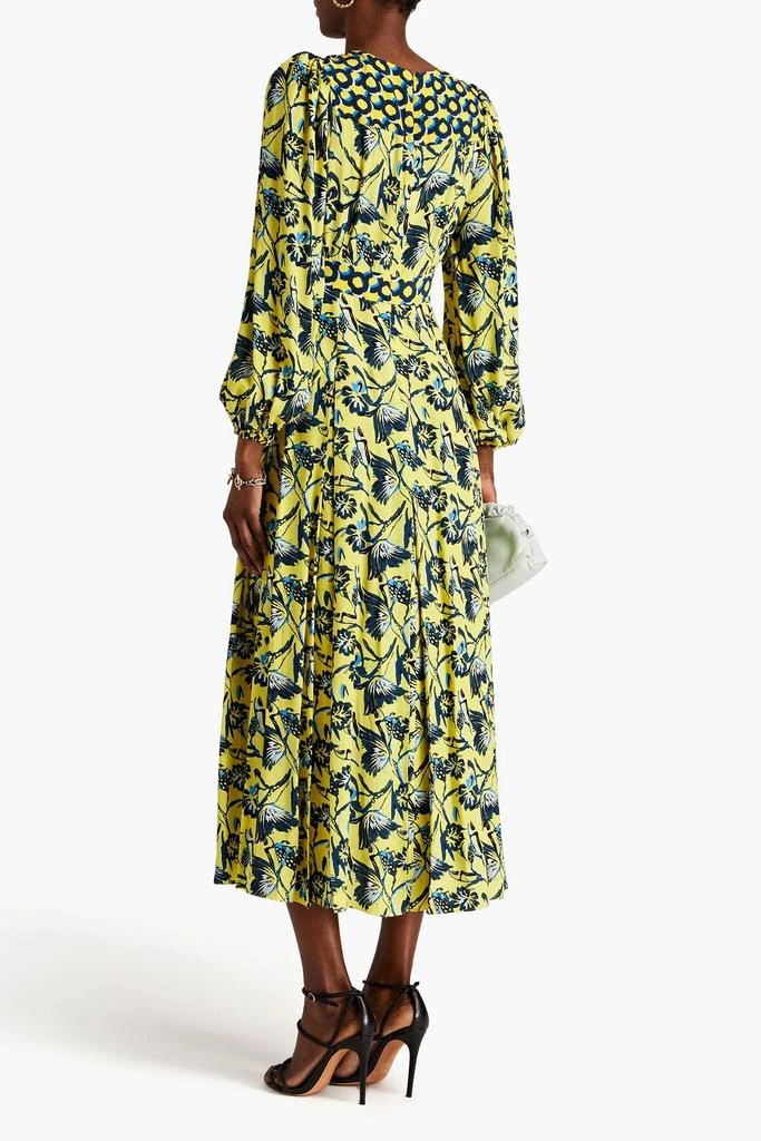 Diane von Furstenberg Anjali floral-print crepe de chine midi dress 3