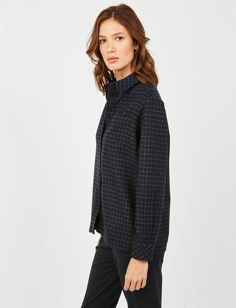 INES DE LA FRESSANGE PARIS Cassia blue overshirt 4