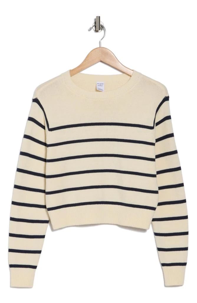 Melrose and Market Stripe Knit Pullover 3