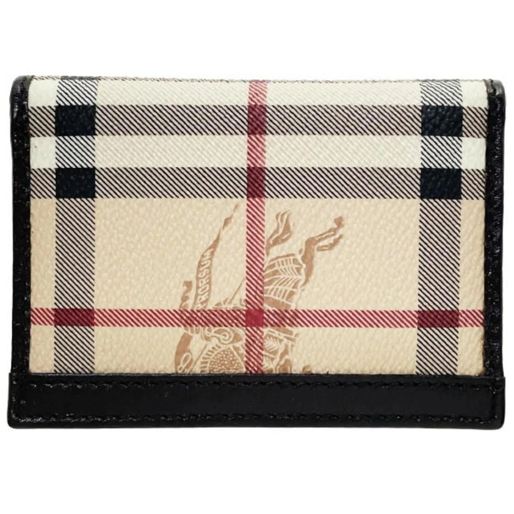 Burberry Pvc Leather Card Case (Pre-Owned)