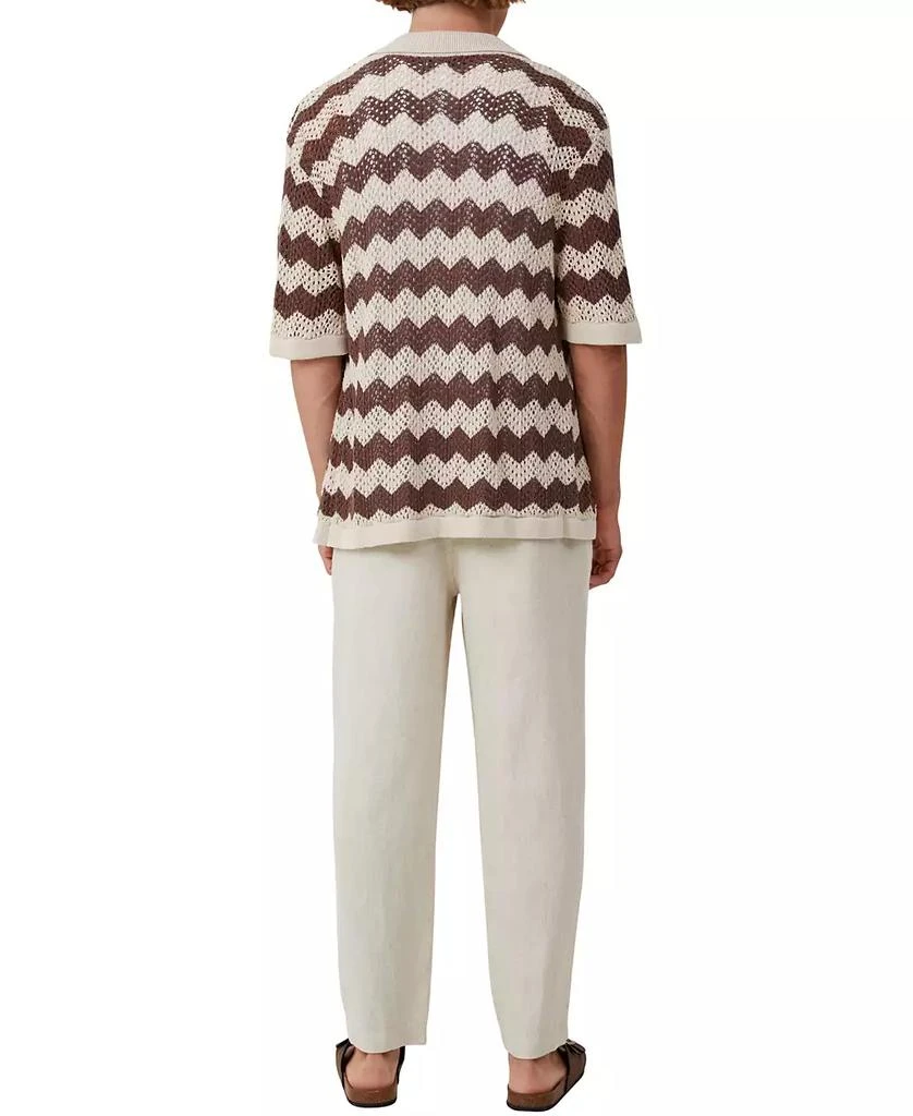 Cotton On Men's Linen Pleat Pants 4